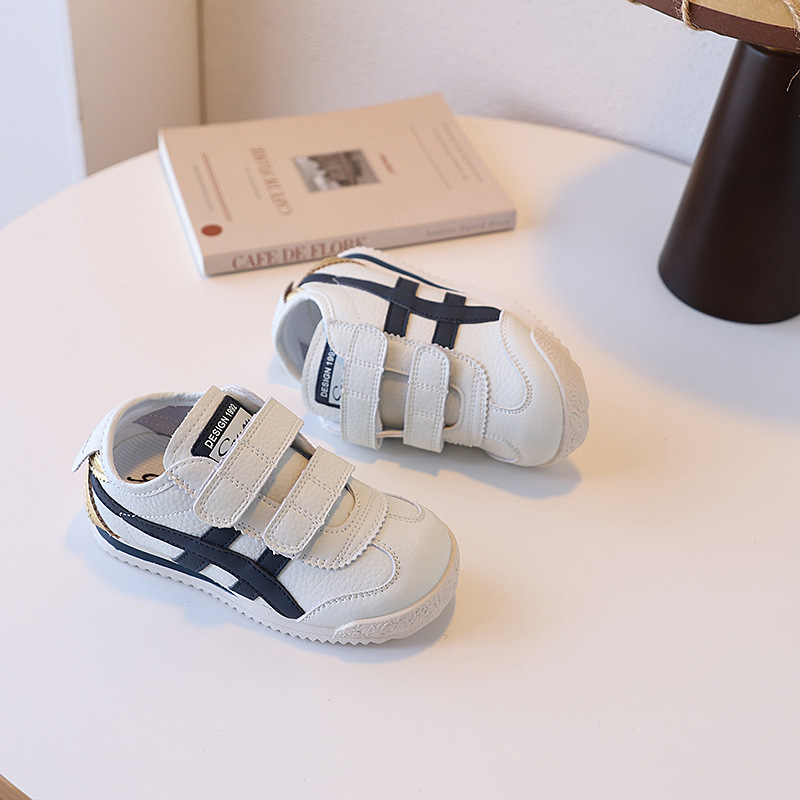 Adidași pentru copii pentru alergare – parte superioară din microfibră, respirabili, anti-derapare, talpă din cauciuc, închidere Velcro, pentru 1–6 ani