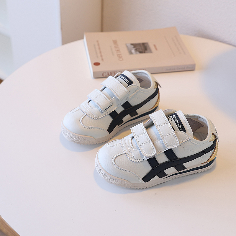 Adidași pentru copii pentru alergare – parte superioară din microfibră, respirabili, anti-derapare, talpă din cauciuc, închidere Velcro, pentru 1–6 ani