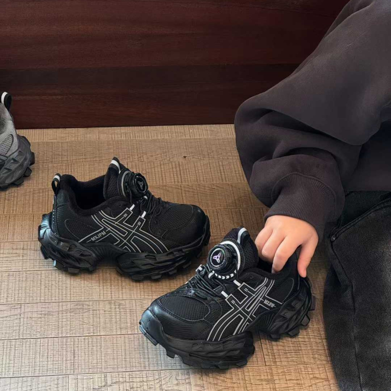 Dječje tenisice u stilu Dad shoes, gornji dio od mrežice, Velcro zatvarač, EVA đon, uzrast 7–16 godina