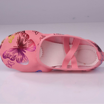 Tanečné topánky pre deti – bez šnúrok, mäkká podrážka z pravej kože, priedušné, ľahké, tlmenie otrasov, na balet a moderný tanec