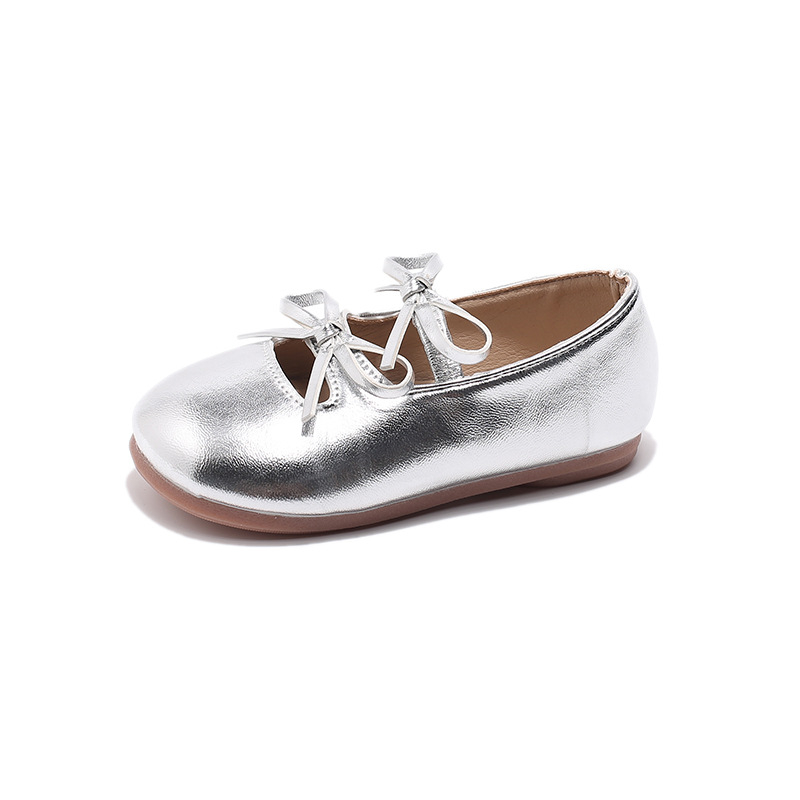 Pantofi balerini din PU pentru fete, stil coreean, talpă moale, antiderapant.