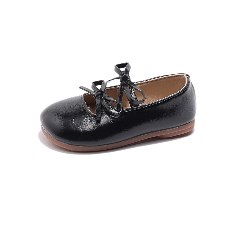 Pantofi balerini din PU pentru fete, stil coreean, talpă moale, antiderapant.