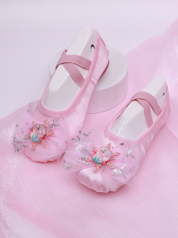 Baleto bateliai mergaitėms, kompozicinė pada, viršutinė dalis: sintetinė oda ir medvilnės audinys, kvėpuojantys, lengvi, atsparūs dėvėjimui