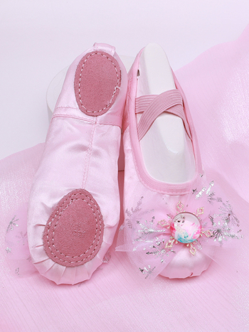 Baleto bateliai mergaitėms, kompozicinė pada, viršutinė dalis: sintetinė oda ir medvilnės audinys, kvėpuojantys, lengvi, atsparūs dėvėjimui