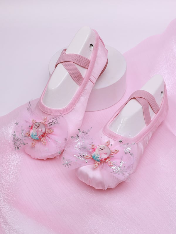 Baleto bateliai mergaitėms, kompozicinė pada, viršutinė dalis: sintetinė oda ir medvilnės audinys, kvėpuojantys, lengvi, atsparūs dėvėjimui