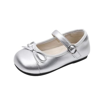 PU kožne cipele za djevojčice, gornji dio od PU, gumene potplata, protuklizne, Velcro zatvarač, niski kroj