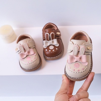 Pantofi pentru fetițe bebeluș - susțin respirabil din microfibră, închidere Velcro, talpă din cauciuc, pentru vârste 1–6 ani, primăvară și toamnă