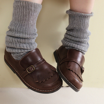 Dječji slip-on loaferi od teleće kože – meka gornja strana, gumeni potplat, nizak vrh, prirodna koža uloška, šivana potplata