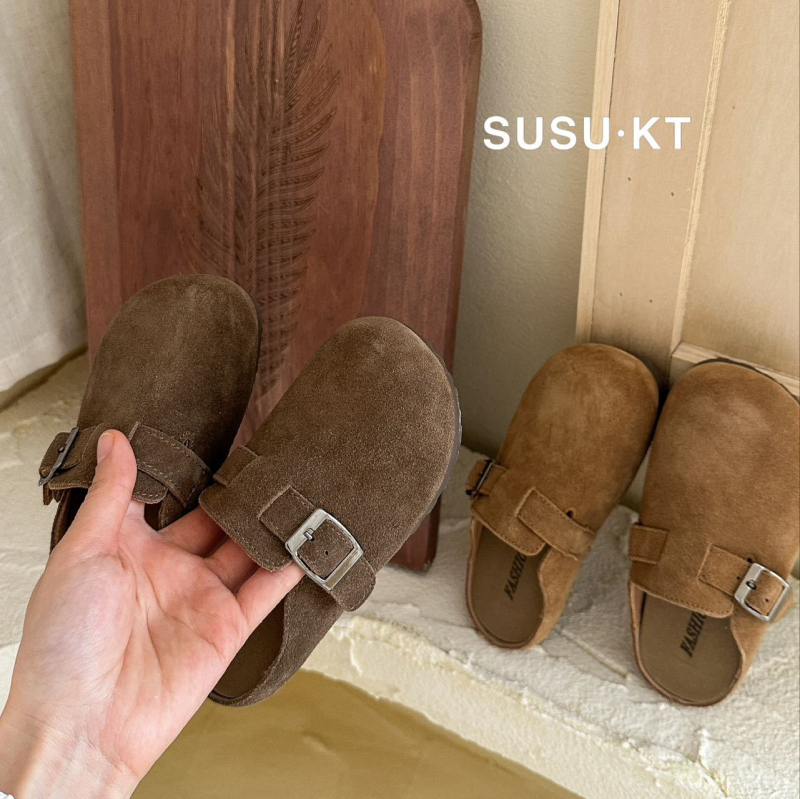 Dječje cipele s debelim potplatom i zatvorenim prstima, Birkenstock stil, casual, unisex