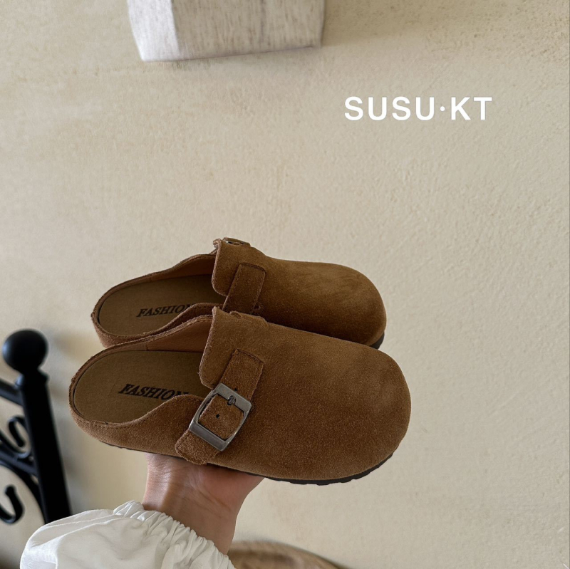 Dječje cipele s debelim potplatom i zatvorenim prstima, Birkenstock stil, casual, unisex