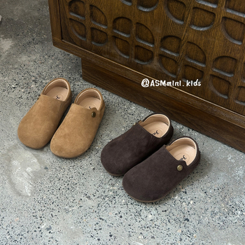 Dječje kožne cipele u Birkenstock stilu, slip-on, unisex, korejski dizajn, jesen 2025