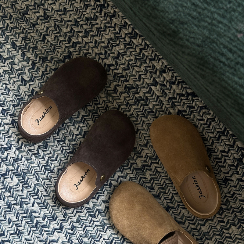 Dječje kožne cipele u Birkenstock stilu, slip-on, unisex, korejski dizajn, jesen 2025