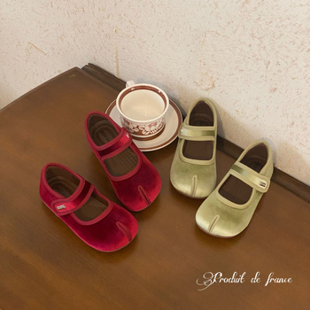 Dječje cipele princeza s Velcro kopčanjem, gumom, gornji materijal: Super Fiber, jesen 2025