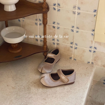 Dječje cipele princeza s Velcro kopčanjem, gumom, gornji materijal: Super Fiber, jesen 2025