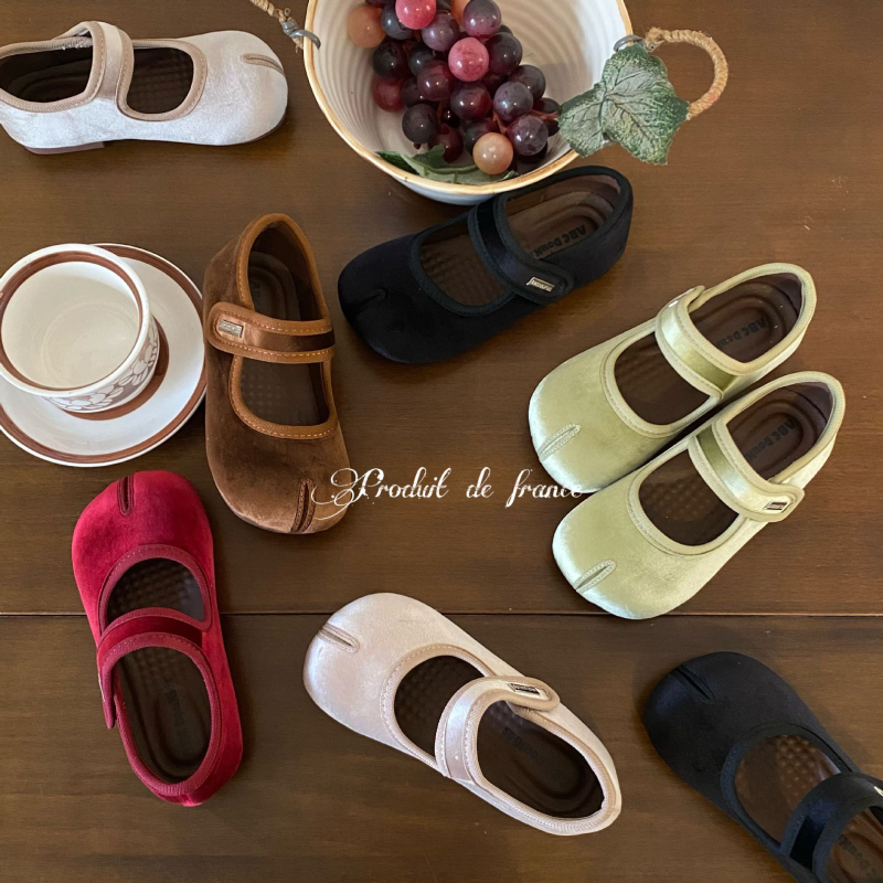 Dječje cipele princeza s Velcro kopčanjem, gumom, gornji materijal: Super Fiber, jesen 2025