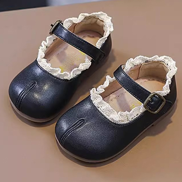 Proljetno-ljetne mekane cipele za bebe i malu djecu, dizajn s razdvojenim prstom u francuskom stilu, dječje cipele princeza sa zatvaranjem na Velcro