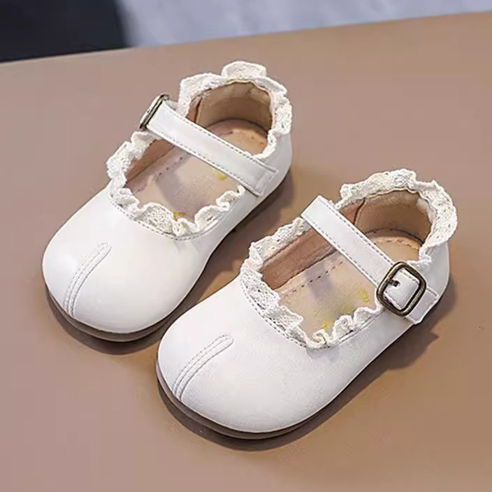 Proljetno-ljetne mekane cipele za bebe i malu djecu, dizajn s razdvojenim prstom u francuskom stilu, dječje cipele princeza sa zatvaranjem na Velcro