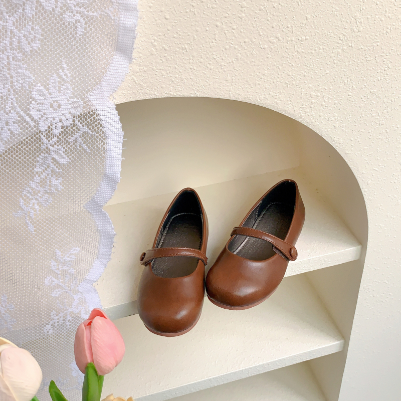 BR2306 Cipele za djevojčice u stilu princeze — gornji dio od mikrovlakana, mekana podloga, za uzrast 1–12 godina