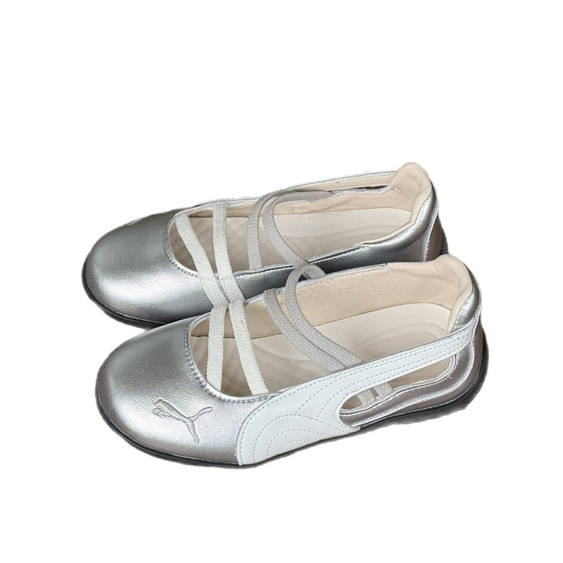 Asmini Cipele za djevojčice Balet Slip-On - Gornji dio: Super Fiber, Potplat: Gumeni, Unutrašnjost: Umjetna koža, Nizak profil, Slatki stil