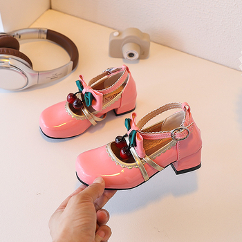 Dječje Mary Jane cipele s PU gornjim dijelom, kopčom, gumom potplatom, prozračne i protuklizne