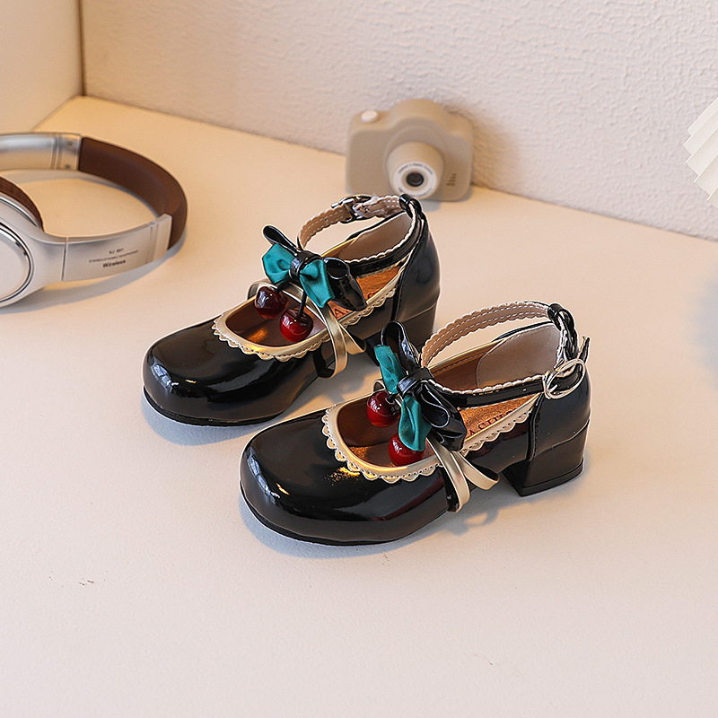 Dječje Mary Jane cipele s PU gornjim dijelom, kopčom, gumom potplatom, prozračne i protuklizne