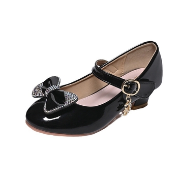 Cipele za djevojčice s kaišem za gležanj, Velcro zatvaranje, PU ulošak, gumeni potplat, za djecu 4–16 godina