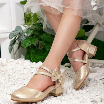 Dječje sandale za djevojčice, PU gornji dio, PU ulošak, TPR đon, Velcro zatvarač, stil princeze