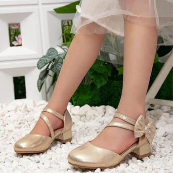 Dječje sandale za djevojčice, PU gornji dio, PU ulošak, TPR đon, Velcro zatvarač, stil princeze