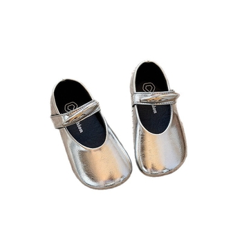 Lány Mary Jane balerina cipő — kézzel készült, puha mikroszálas felsőrész, Velcro zárás, természetes gumi anti-slip talp, tavasz és őszre