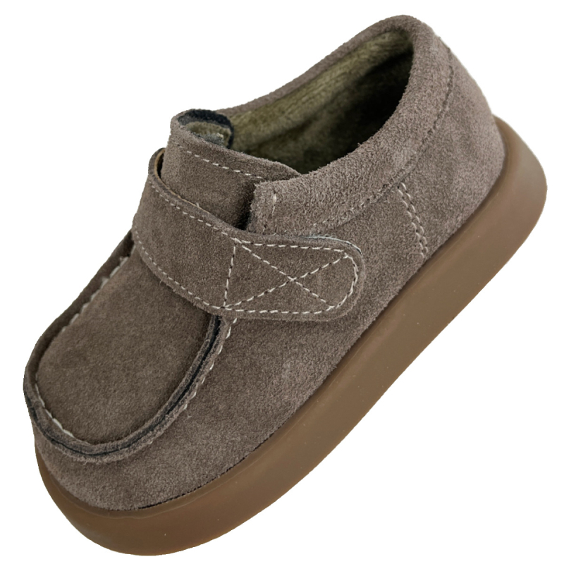 Dječje tenisice od nubuk kože, niskog kroja, unisex, Velcro kopčanje, prozračne, tople, izdržljive, za proljeće i jesen