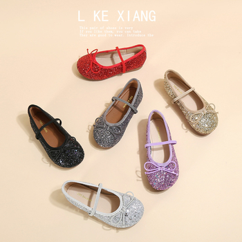 Cipele princeze za djevojčice – Velcro zatvaranje, gornji dio od platna, gumeni potplat, PU uložak, podstava od umjetne kože