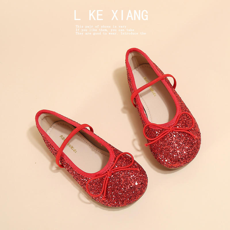 Cipele princeze za djevojčice – Velcro zatvaranje, gornji dio od platna, gumeni potplat, PU uložak, podstava od umjetne kože