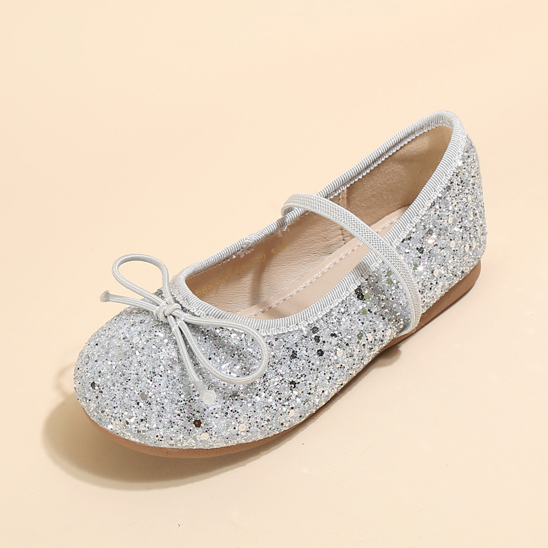 Cipele princeze za djevojčice – Velcro zatvaranje, gornji dio od platna, gumeni potplat, PU uložak, podstava od umjetne kože