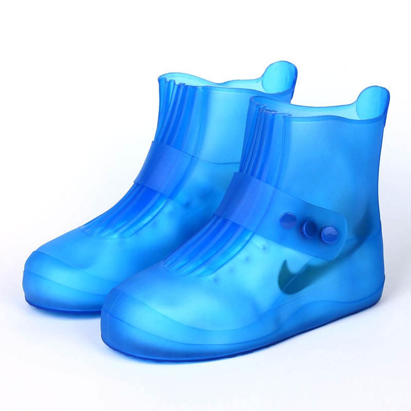 Unisex PVC čizme za kišu, Love the Rain, vodootporne, debeli đon, otporne, tople i prozračne, srednja visina štita, okrugla prst, ravna potpetica