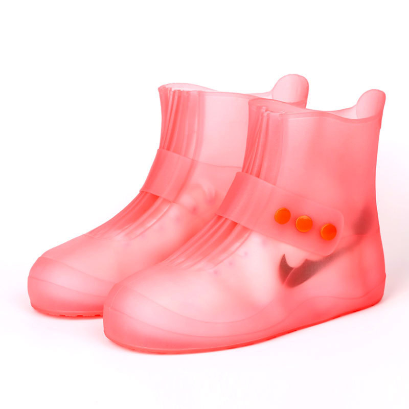 Unisex PVC čizme za kišu, Love the Rain, vodootporne, debeli đon, otporne, tople i prozračne, srednja visina štita, okrugla prst, ravna potpetica