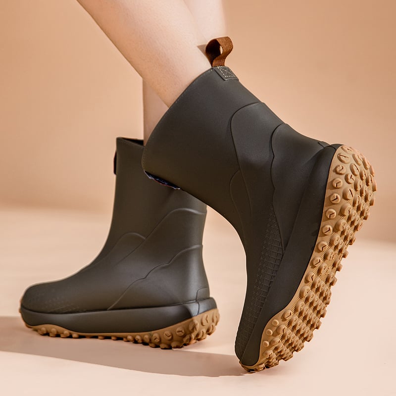 PVC čizme za kišu, srednje visine do potkoljenice, unisex za odrasle, četiri sezone, slip-on dizajn