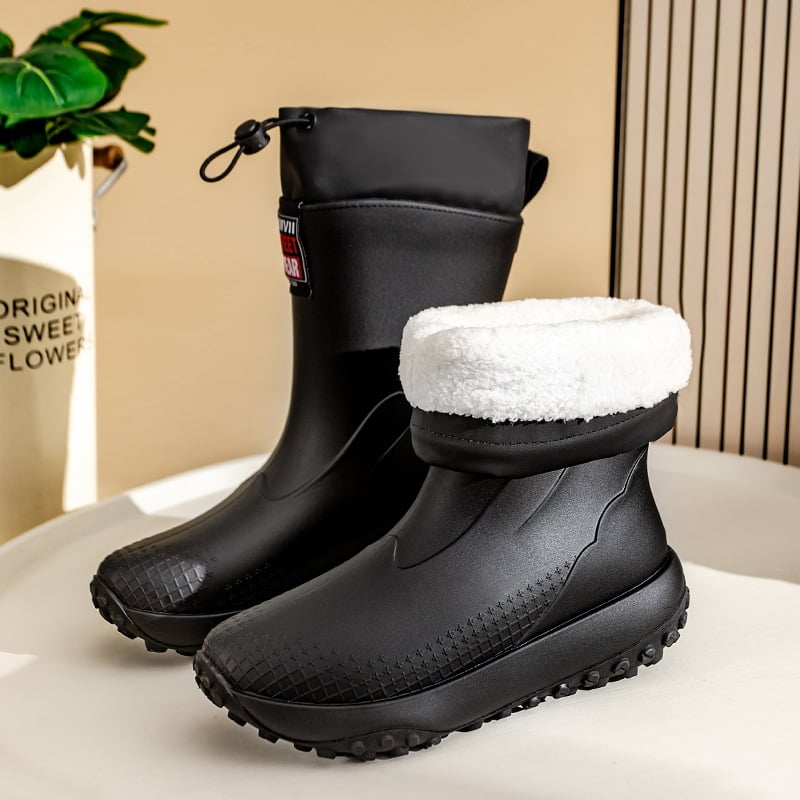 PVC čizme za kišu, srednje visine do potkoljenice, unisex za odrasle, četiri sezone, slip-on dizajn