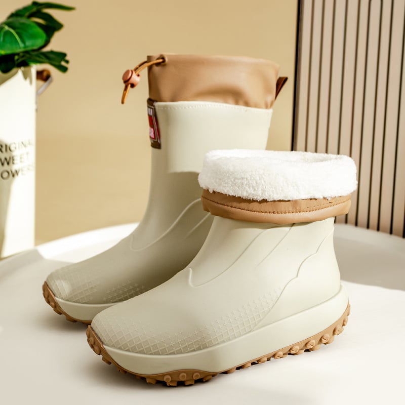 PVC čizme za kišu, srednje visine do potkoljenice, unisex za odrasle, četiri sezone, slip-on dizajn
