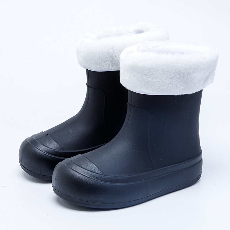 Dječje kišne čizme s flis podstavom, lagane, vodootporne i tople, unisex, japanskog stila