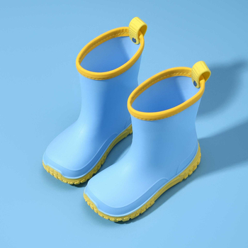 Dječje kišne čizme, EVA gornji dio, srednja visina cijevi, nizak potpetica 1-3 cm, unisex, za djecu 4-12 godina
