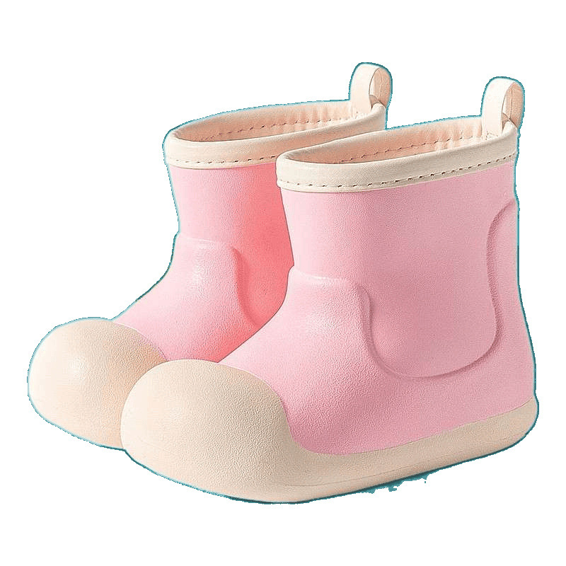 Gyerekek esőcsizmája - közepes magasságú, EVA, könnyű, csúszásmentes, könnyen tisztítható