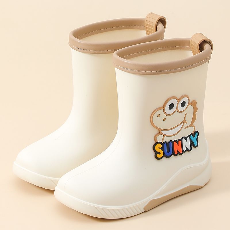 Dječje kišne čizme s motivom dinosaura, unisex, PVC gornji dio, pamuk podstava, srednje visine