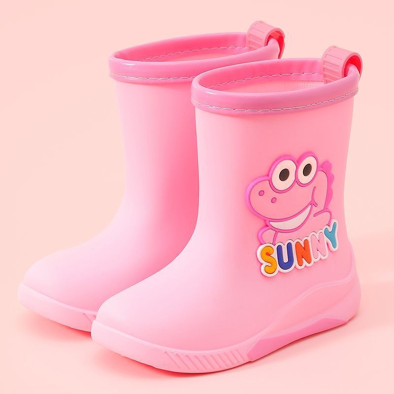 Dječje kišne čizme s motivom dinosaura, unisex, PVC gornji dio, pamuk podstava, srednje visine