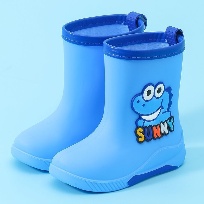 Dječje kišne čizme s motivom dinosaura, unisex, PVC gornji dio, pamuk podstava, srednje visine