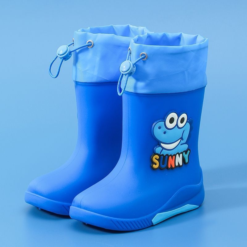 Dječje kišne čizme s motivom dinosaura, unisex, PVC gornji dio, pamuk podstava, srednje visine