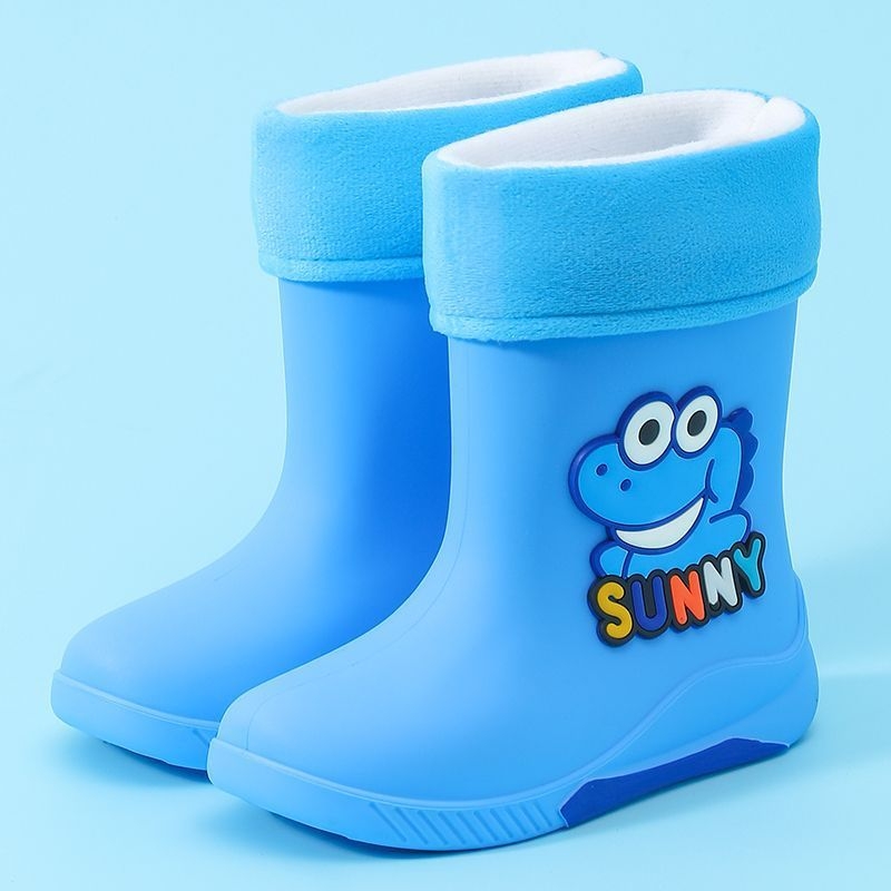 Dječje kišne čizme s motivom dinosaura, unisex, PVC gornji dio, pamuk podstava, srednje visine