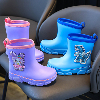 Dječje čizme za kišu s dinosaurusom, unisex, PVC