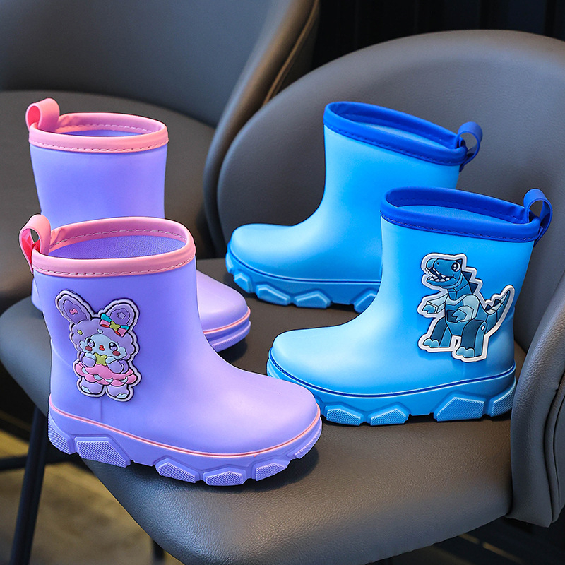Dječje čizme za kišu s dinosaurusom, unisex, PVC