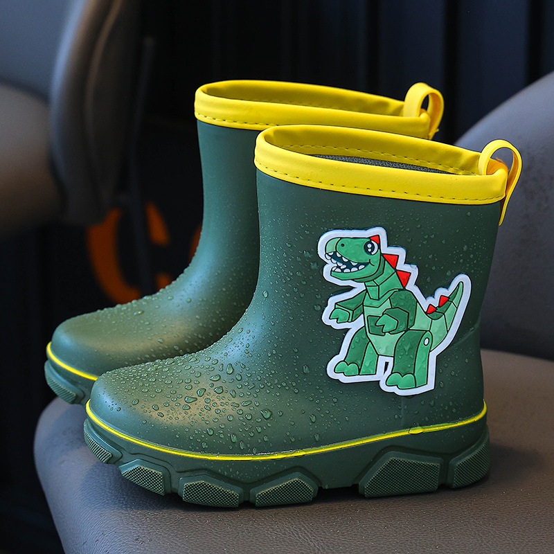 Dječje čizme za kišu s dinosaurusom, unisex, PVC
