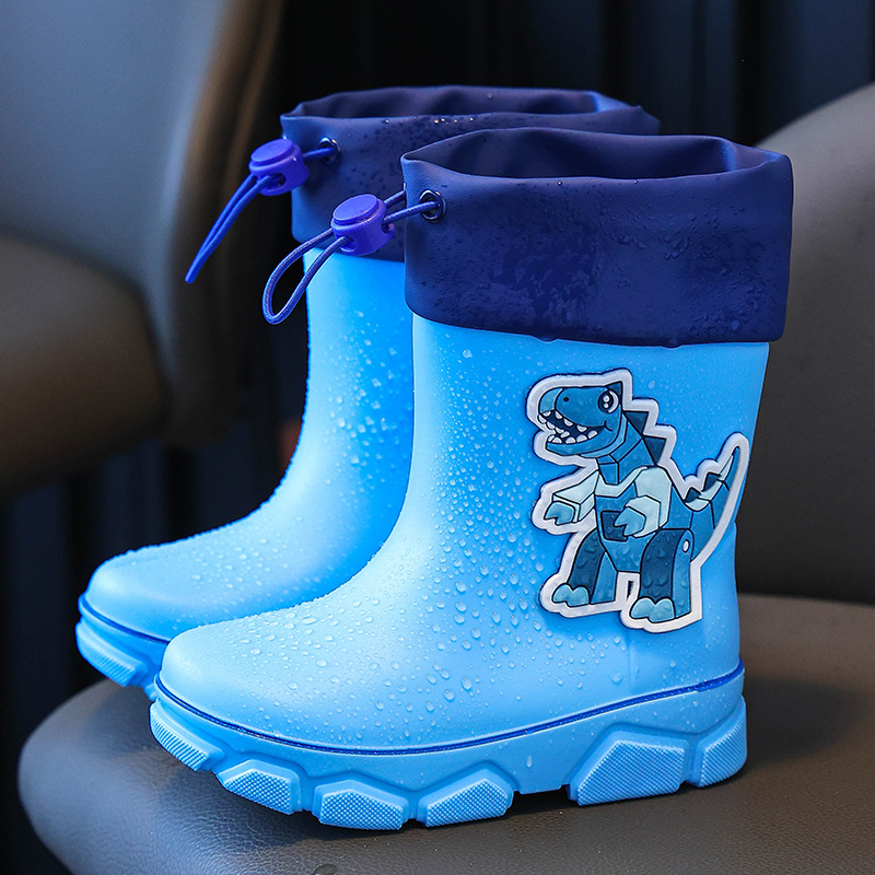 Dječje čizme za kišu s dinosaurusom, unisex, PVC